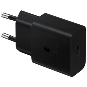 Samsung EP-T1510X, negru, USB-C, Fast Charge 15W + cablu USB-C