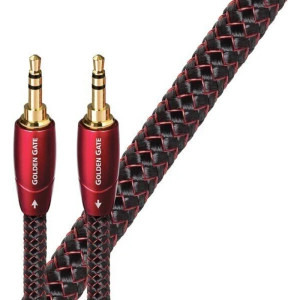 Audioquest Golden Gate, Jack 3.5 mm Male - Jack 3.5 mm Male, 5m, negru-rosu