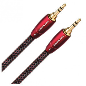 Audioquest Golden Gate, Jack 3.5 mm Male - Jack 3.5 mm Male, 0.6m, negru-rosu