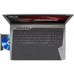 ASUS Gaming 17.3'' ROG G752VL, FHD IPS, Procesor Intel® Core™ i7-6700HQ (6M Cache, up to 3.50 GHz), 16GB DDR4, 1TB 7200 RPM, GeForce GTX 965M 2GB, FreeDos