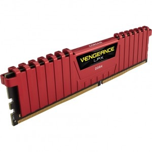 Corsair Vengeance LPX Red 32GB DDR4 2666MHz CL16 Quad Channel Kit