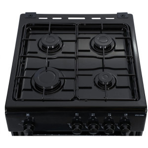 Heinner HFSC-V50BK, 4 arzatoare, Gaz, Dispozitiv de siguranta, 50 cm, Negru