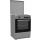 Aragaz Heinner HFSC-V60SL, 4 arzatoare, Gaz, Aprindere electrica, Dispozitiv de siguranta, 60 cm, Argintiu