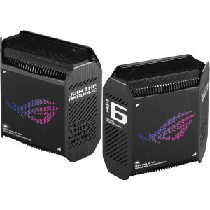 ASUS Gigabit ROG Rapture GT6 Tri-Band WiFi 6 Black 2Pack