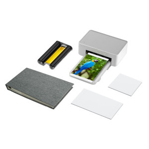 Xiaomi Imprimanta Instant Photo Printer 1S Set, 10 coli hartie foto 6 inchi, 10 coli hartie foto de 3 inchi