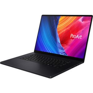 ASUS 16'' ProArt P16 OLED H7606WV, 4K Touch, Procesor AMD Ryzen™ AI 9 HX 370 (24M Cache, up to 5.1 GHz), 32GB LPDDR5X, 2TB SSD, GeForce RTX 4060 8GB, Win 11 Pro, Nano Black