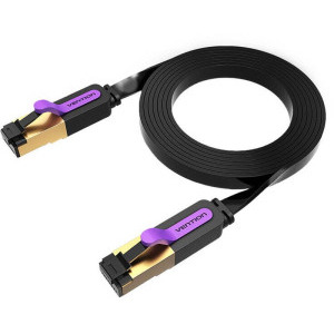 Vention CAT7 Patch Cable STP 8 m Flat Black