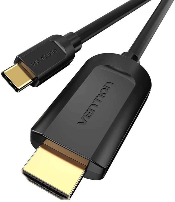 Cablu video Vention USB-C Male - HDMI Male, 4K@30Hz, 2 m, negru