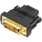 Adaptor Vention Adaptor HDMI Female la DVI Male, negru