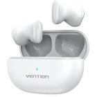 Casti Vention In-Ear, Tiny T12 TWS Bluetooth 5.3 White