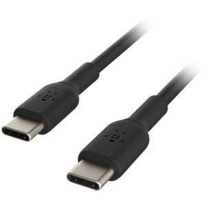 Belkin BoostCharge, USB-C Male la USB-C Male, 1 m, Black, amperaj maxim suportat 3A