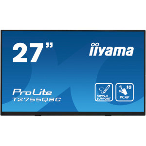 IIyama ProLite T2755QSC-B1 Touchscreen 27 inch QHD IPS 5 ms 75 Hz