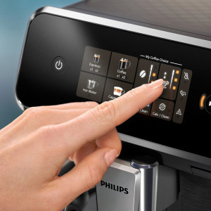 Philips automat Seria 2300 EP2339/40, 1500W, 15bar, 1.8L, Negru/Argintiu