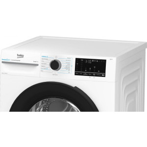 Beko BM3WFSU49415WB, 9 kg, 1400 RPM, Clasa A, ProSmart Inverter, ColdWash, SteamCure, Alb