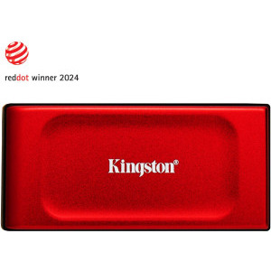 SSD Kingston XS1000 2TB, USB 3.2 tip C Red - PC Garage