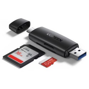 Ugreen Adaptor 4-in-1, USB, USB-C la microSD/SD