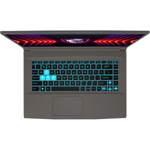 MSI Gaming 15.6'' Thin 15 B12VE, FHD 144Hz, Procesor Intel® Core™ i5-12450H (12M Cache, up to 4.40 GHz), 16GB DDR4, 1TB SSD, GeForce RTX 4050 6GB, Free DOS, Cosmos Gray