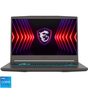 Laptop MSI Gaming 15.6 Thin 15 B13VE, FHD 144Hz, Procesor Intel® Core™ i5-13420H (12M Cache, up to 4.60 GHz), 16GB DDR4, 512GB SSD, GeForce RTX 4050 6GB, Free DOS, Cosmos Gray