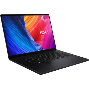 ASUS 16'' ProArt P16 OLED H7606WM, 3K 120Hz Touch, Procesor AMD Ryzen™ AI 9 HX 370 (24M Cache, up to 5.1 GHz), 32GB LPDDR5X, 2TB SSD, GeForce RTX 5060 8GB, Win 11 Pro, Nano Black