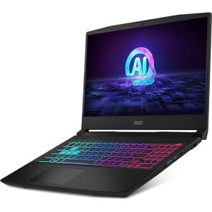 MSI Gaming 15.6'' Katana A15 AI B8VE, FHD 144Hz, Procesor AMD Ryzen™ 7 8845HS (16M Cache, up to 5.1 GHz), 16GB DDR5, 512GB SSD, GeForce RTX 4050 6GB, Free DOS, Black