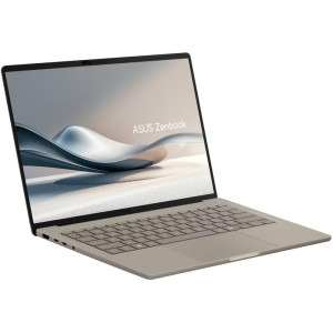 ASUS 14'' Zenbook A14 UX3407QA, WUXGA OLED, Procesor Qualcomm Snapdragon X X1-26-100, 32GB LPDDR5X, 1TB SSD, Qualcomm Adreno, Win 11 Pro, Zabriskie Beige