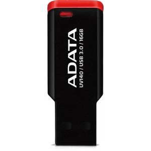 ADATA Small Clip UV140 16GB USB 3.1 Negru/Rosu