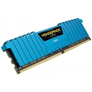 Corsair Vengeance LPX Blue 16GB DDR4 2400MHz CL14 Quad Channel Kit