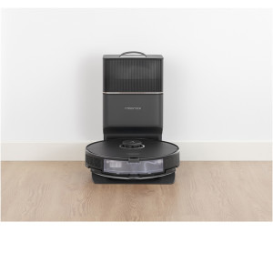 Roborock S8 Plus, S8P52-00, aspirator si mop, 5200 mAh, 6000Pa, 350 ml, 4 senzori, 4 harti, 50 W, 180 min autonomie, Negru, Li-Ion 5200 mAh, 0.350L