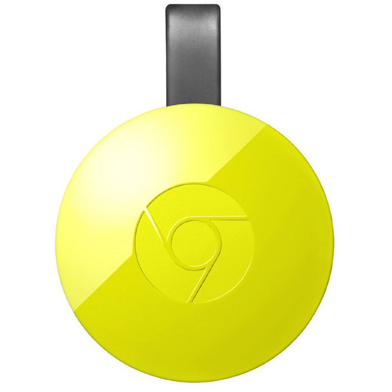 Mediaplayer Google ChromeCast 2.0 HDMI Streaming, galben PC Garage