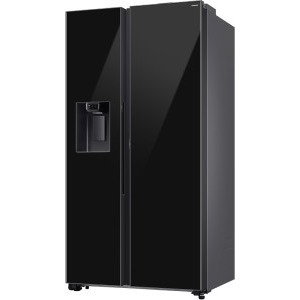 Samsung RS80F64JEBEO, 634 L, Clasa E, Full No Frost, Digital Inverter, All Around Cooling, Metal Cooling, AI Energy, SmartThings, Dozator de apa & gheata, Control electronic, 178 cm, Negru