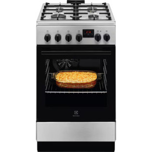 Electrolux LKK540223X, Mixt, 4 arzatoare, Sistem de siguranta, Aprindere integrata, AquaClean, Timer, Grill, Clasa A, 50 cm, Inox