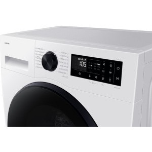 Samsung WD90DG5G34BELE, Slim, Spalare 9 kg, Uscare 5 kg, 1400 RPM, Clasa A, Digital Inverter, AI EcoBubble, AI Energy, Hygiene Steam, SpaceMax, SmartThings, Alb