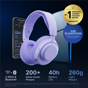 SteelSeries Arctis Nova 3P Wireless Lavander Playstation 5