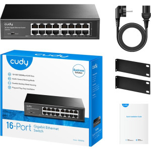 CUDY Gigabit GS1016E