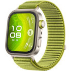 SmartWatch Huawei Watch Fit 4 Pro, Titanium Color curea Green Woven