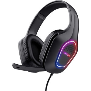 Casti Gaming Trust Gaming GXT 416 Zirox LED Black
