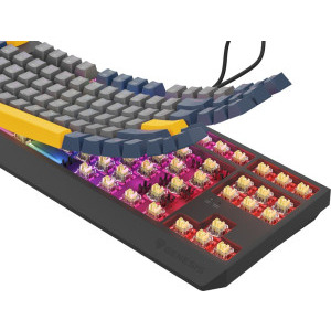 Genesis Thor 230 TKL RGB, Outemu Panda Switch, Mecanica, Blue