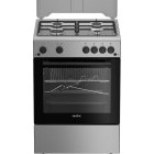 Aragaz Arctic ABGG6611DTTLX, Gaz, 4 arzatoare, Sistem de siguranta, Aprindere integrata, Grill, Rotisor, 60 cm, Inox