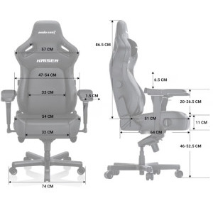Anda Seat Kaiser 4 XL Gri