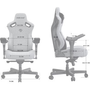 Anda Seat Kaiser 3 Pro XL Negru