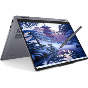 Lenovo 14'' IdeaPad 5 2-in-1 14IAL10, WUXGA OLED Touch, Procesor Intel® Core™ Ultra 7 255H (24M Cache, up to 5.10 GHz), 24GB LPDDR5X, 1TB SSD, Intel Arc 140T, No OS, Luna Grey