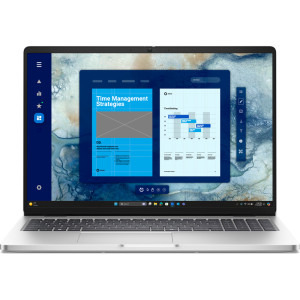 DELL 16'' Pro 16 PC16250, FHD+, Procesor Intel® Core™ Ultra 7 255U (12M Cache, up to 5.20 GHz), 32GB DDR5, 1TB SSD, Intel Graphics, Linux, Platinum Silver, 3Yr ProSupport