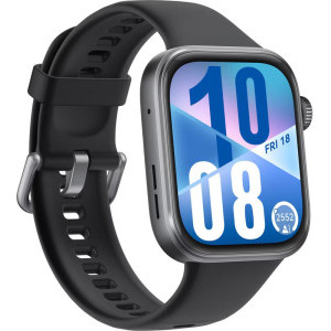 Huawei Watch Fit 4, Black cu Black Fluoroelastomer Strap