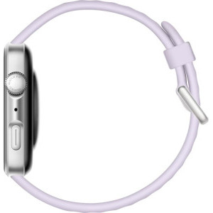 Huawei Watch Fit 4, Silver cu Purple Fluoroelastomer Strap
