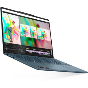 Lenovo 14.5'' Yoga Pro 7 14AKP10, 3K OLED 90Hz, Procesor AMD Ryzen™ Al 7 350 (16M Cache, up to 5.0 GHz), 32GB LPDDR5X, 1TB SSD, AMD Radeon 860M, No OS, Tidal Teal, 3Yr Onsite Premium Care