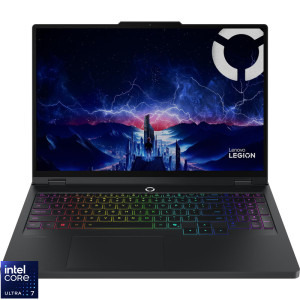 Lenovo Gaming 16'' Legion Pro 5 16IAX10H, WQXGA OLED 240Hz G-Sync, Procesor Intel® Core™ Ultra 7 251HX (30M Cache, up to 5.10 GHz), 32GB DDR5, 1TB SSD, GeForce RTX 5070 Ti 12GB, No OS, Eclipse Black