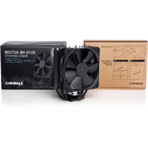 Cooler CPU Noctua NH-U12S Chromax.Black - PC Garage