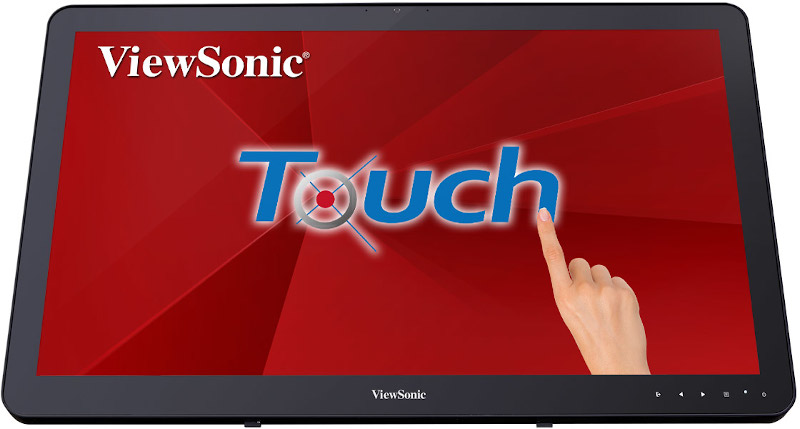 Monitor LED ViewSonic TD2430 Touchscreen 23.6 inch Negru