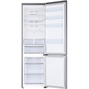 Samsung RB38C676CS9/EF, 390 L, Clasa C, Total No Frost, All-Around Cooling, Digital Inverter, AI Energy, 203 cm, Inox