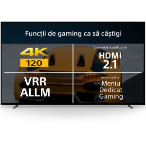 Sony Smart TV OLED XR-55A80L Seria A80L 139cm negru-gri 4K UHD HDR